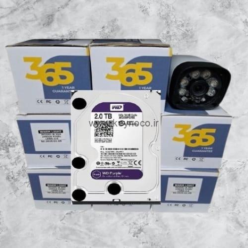 پک 8 دوربینه + هارد 2 ترا مدل R008-2MP-01 پک 8 دوربینه + هارد 2 ترا مدل R008-2MP-01